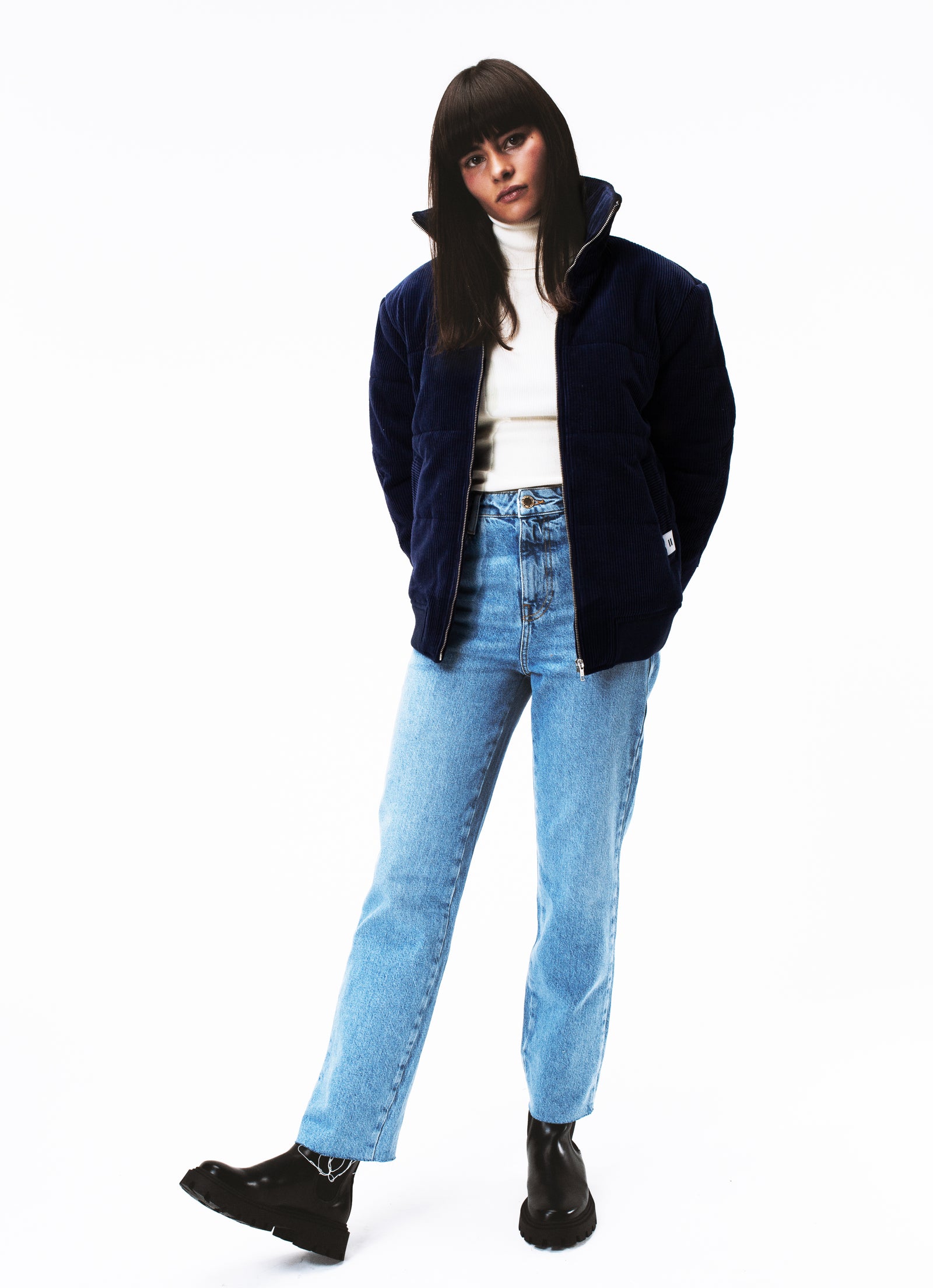 DOUDOUNE PUFFER NAVY - TAILLE L