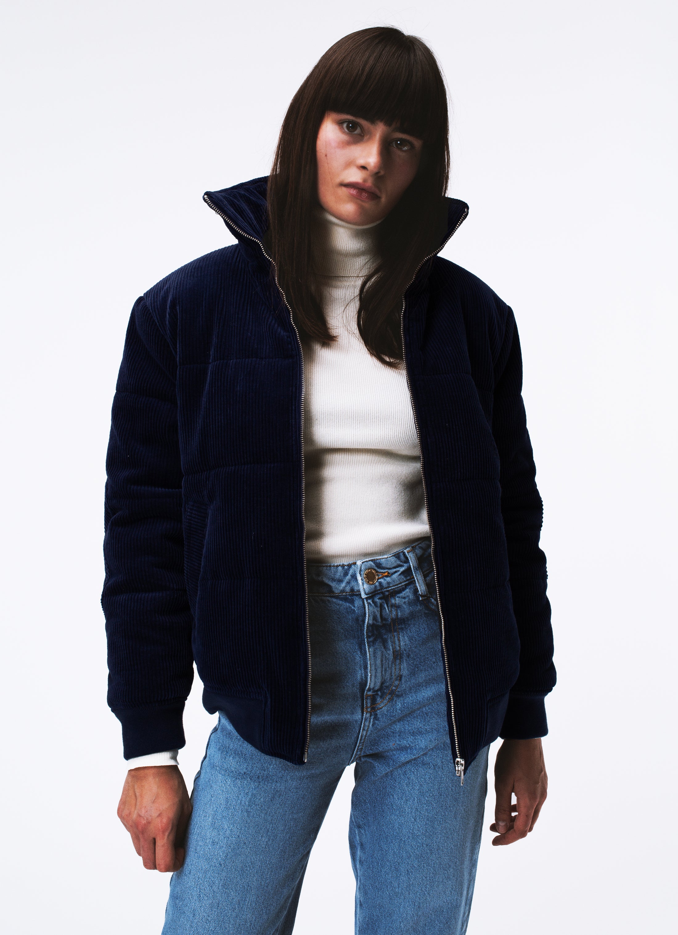 DOUDOUNE PUFFER NAVY - TAILLE L