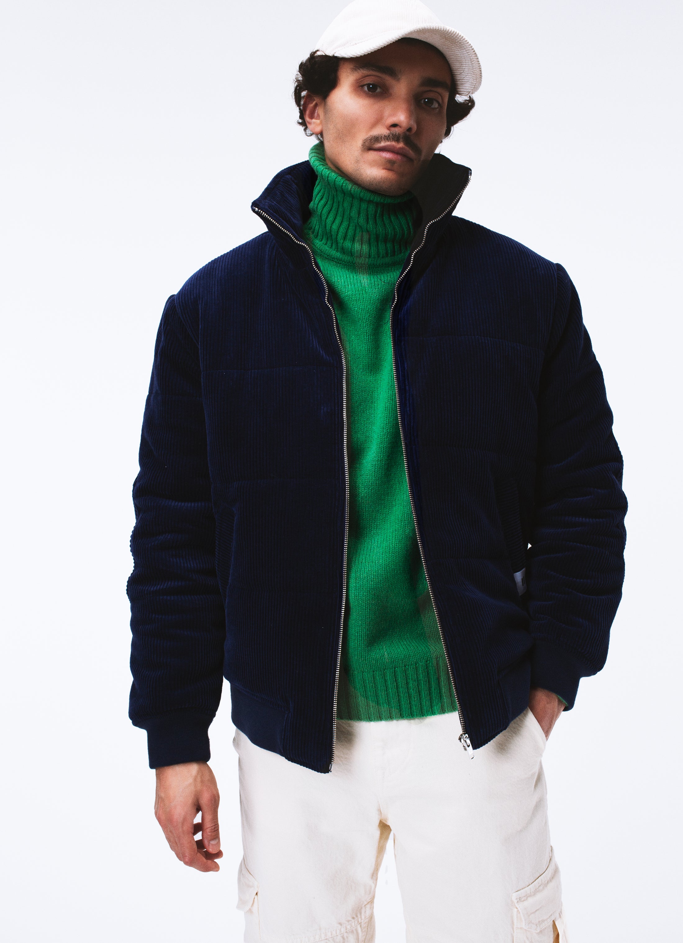 DOUDOUNE PUFFER NAVY - TAILLE L
