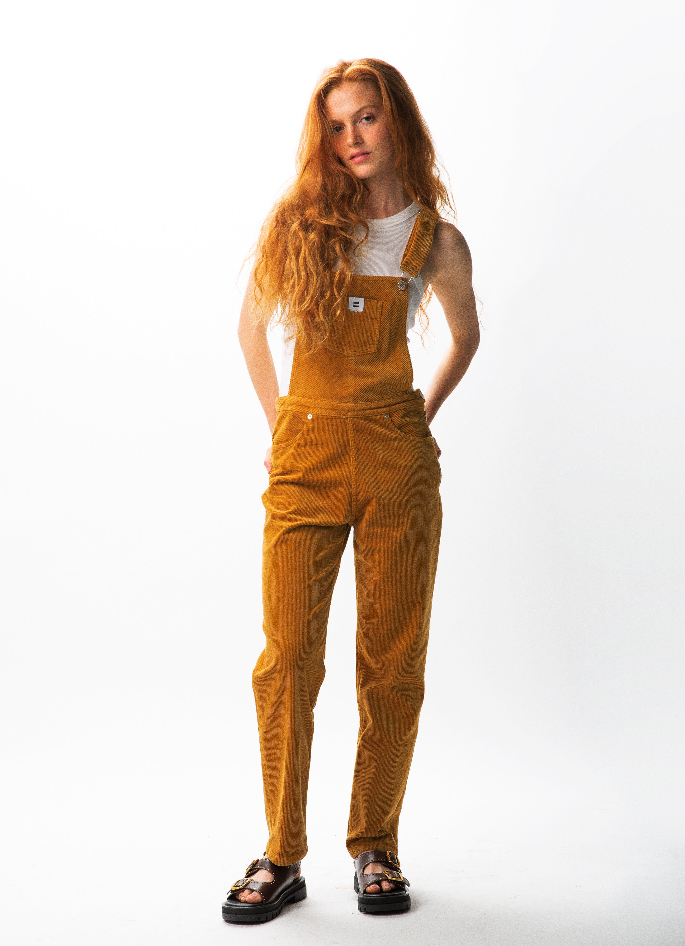 SALOPETTE CAMEL - TAILLE 34