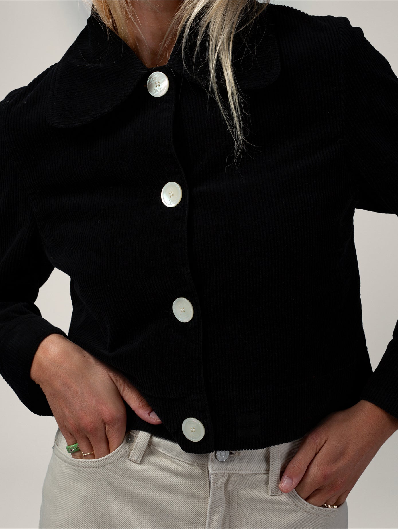 VESTE DAISY NOIRE