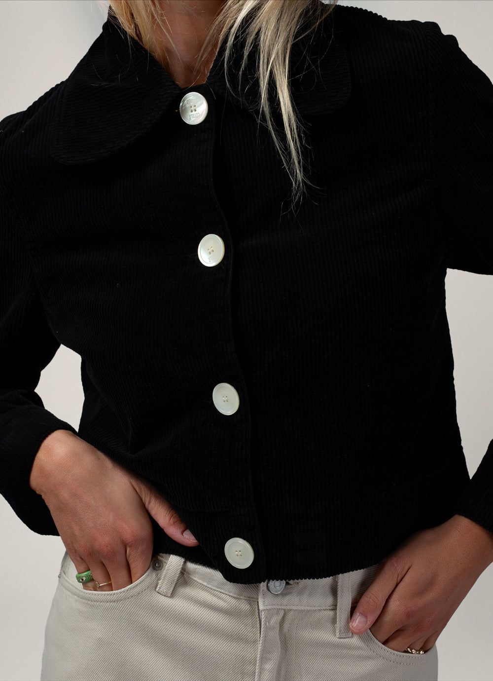 VESTE DAISY NOIRE - TAILLE  S