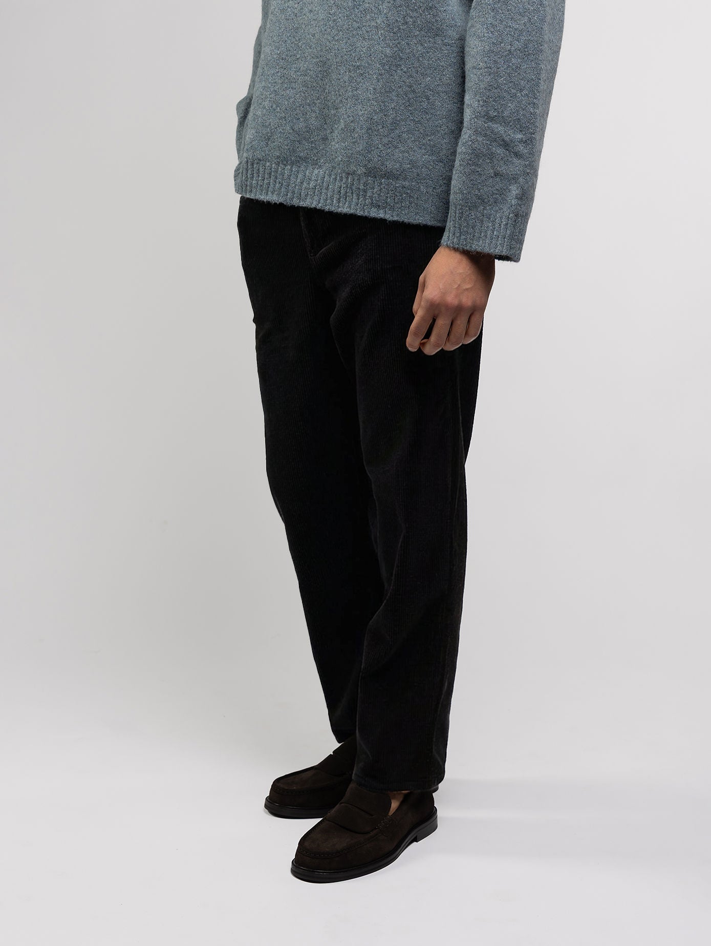 PANTALON DROIT HOMME NOIR