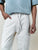 PANTALON CARGO TOILE ÉCRU