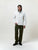 VESTE WORKER TOILE ECRU