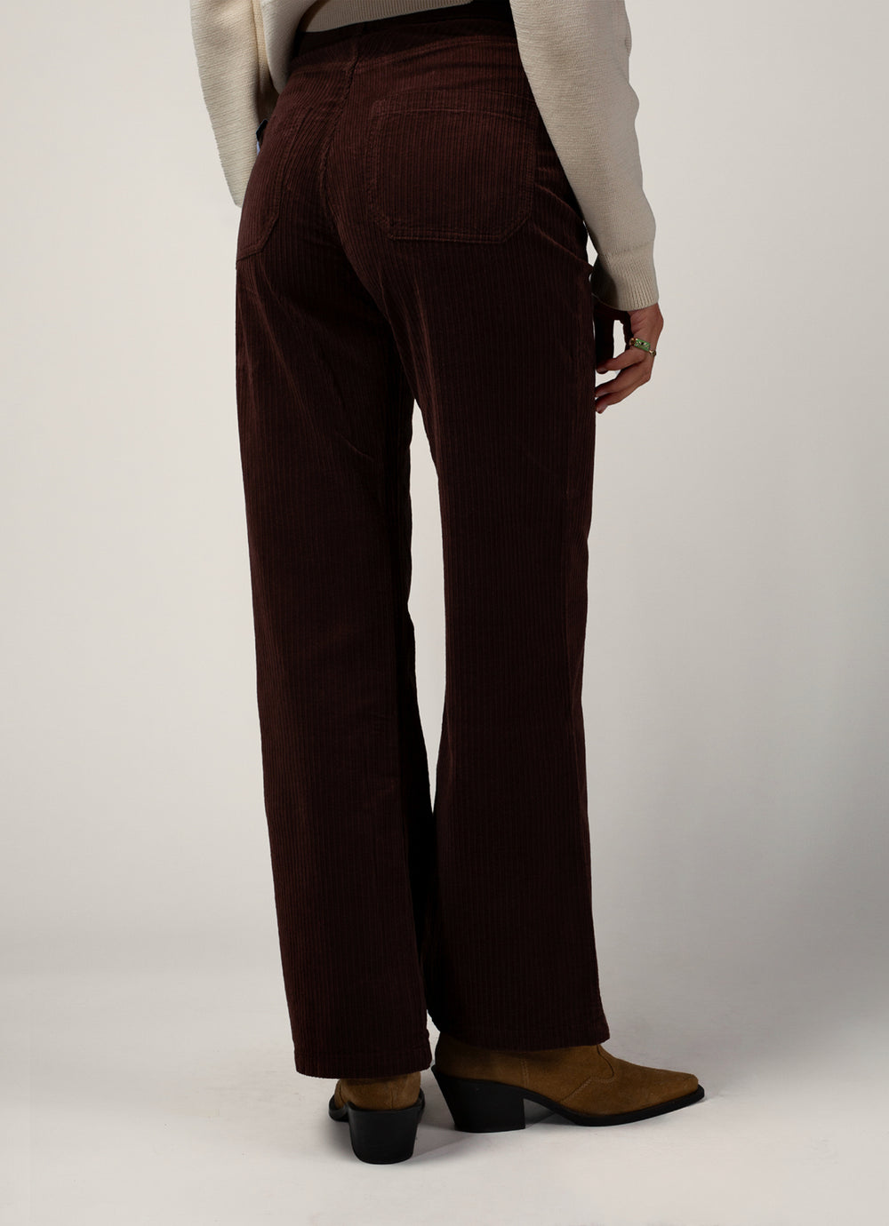 PANTALON FLARE CHOCOLAT