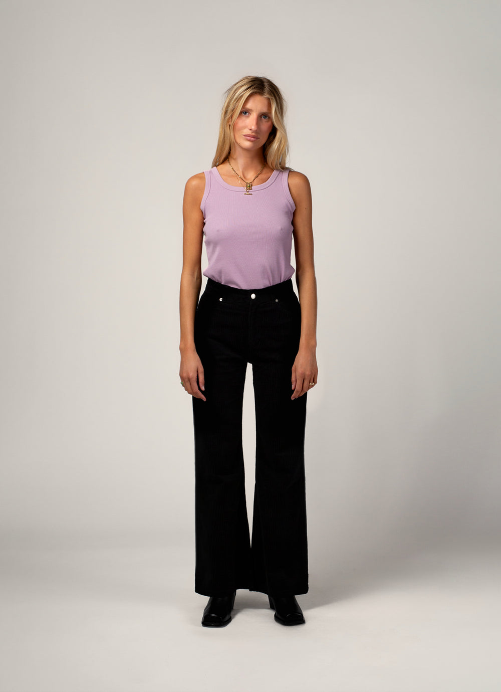 PANTALON FLARE NOIR