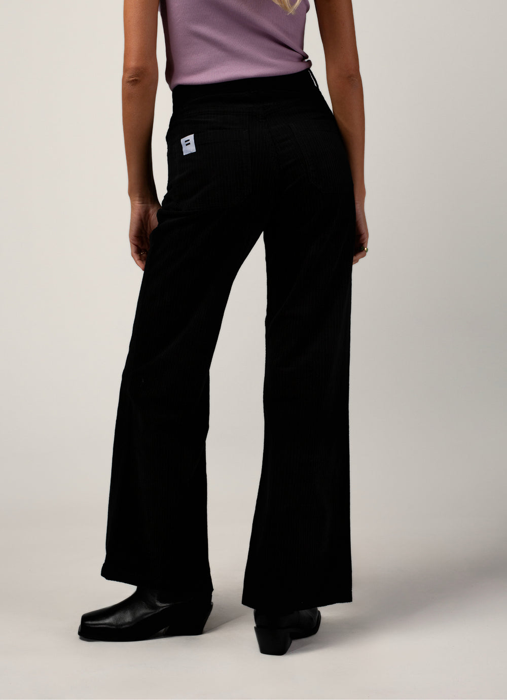 PANTALON FLARE NOIR