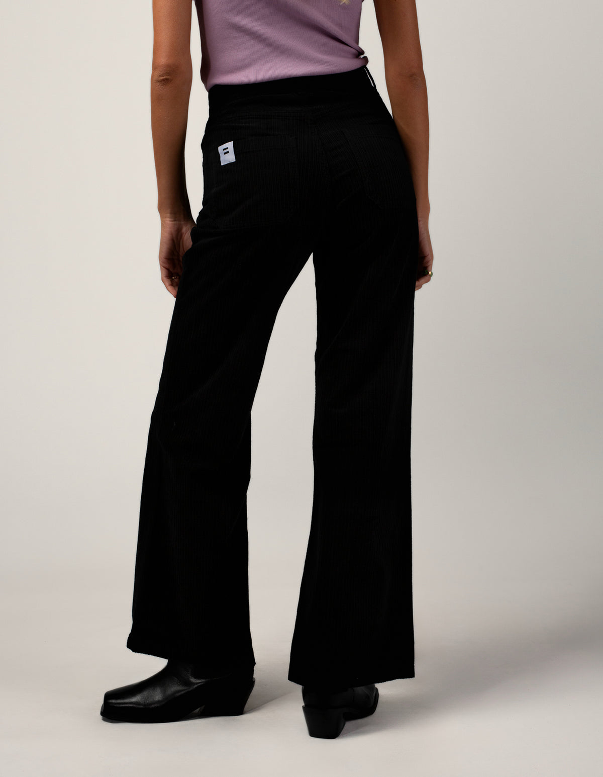 PANTALON FLARE NOIR