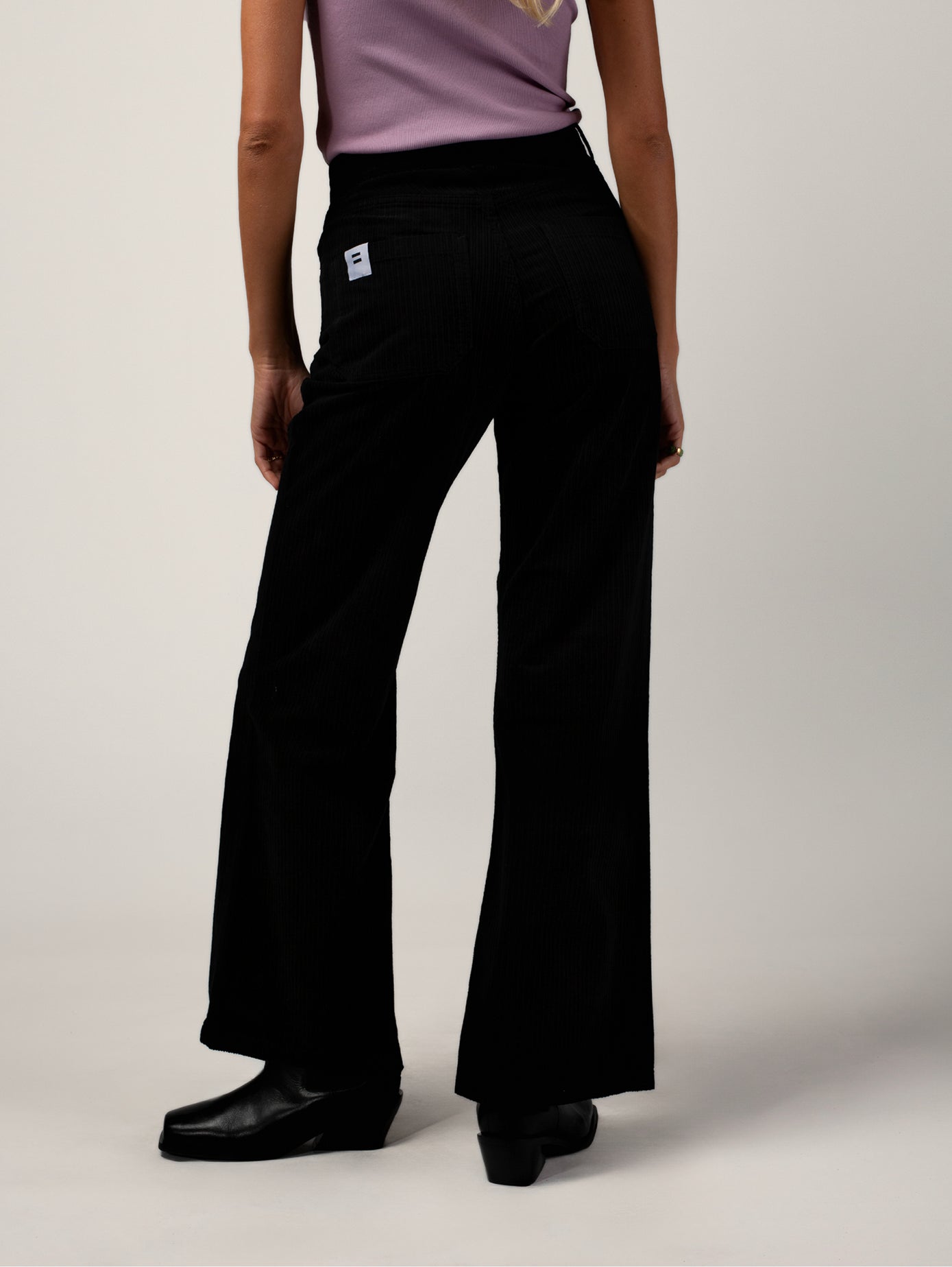 PANTALON FLARE NOIR