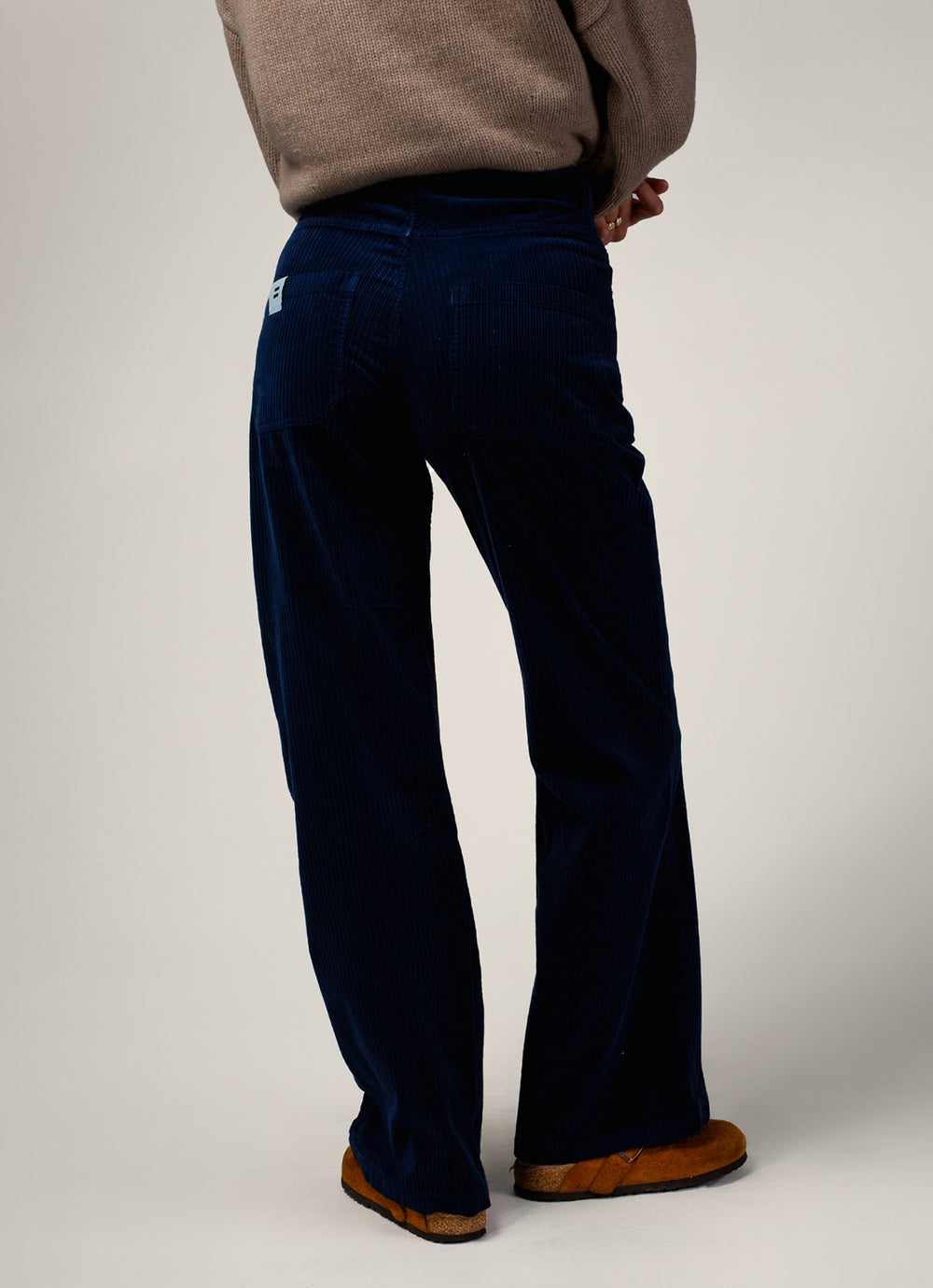 PANTALON FLARE NAVY