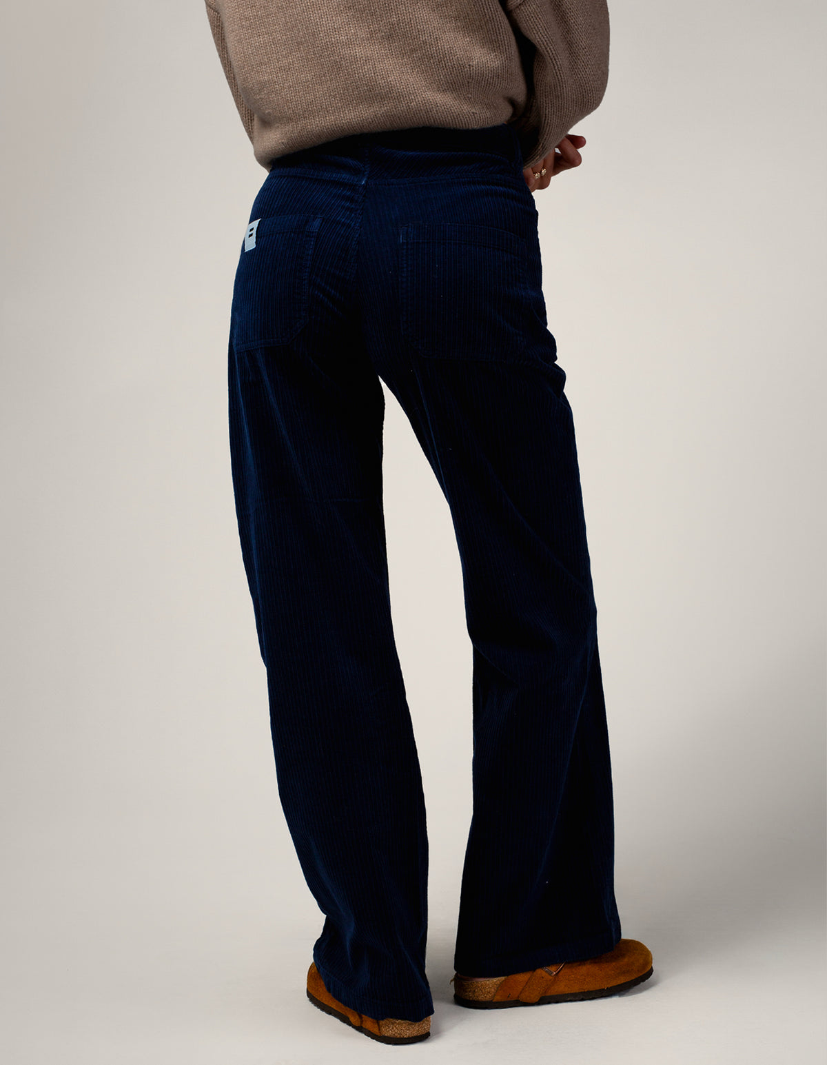 PANTALON FLARE NAVY