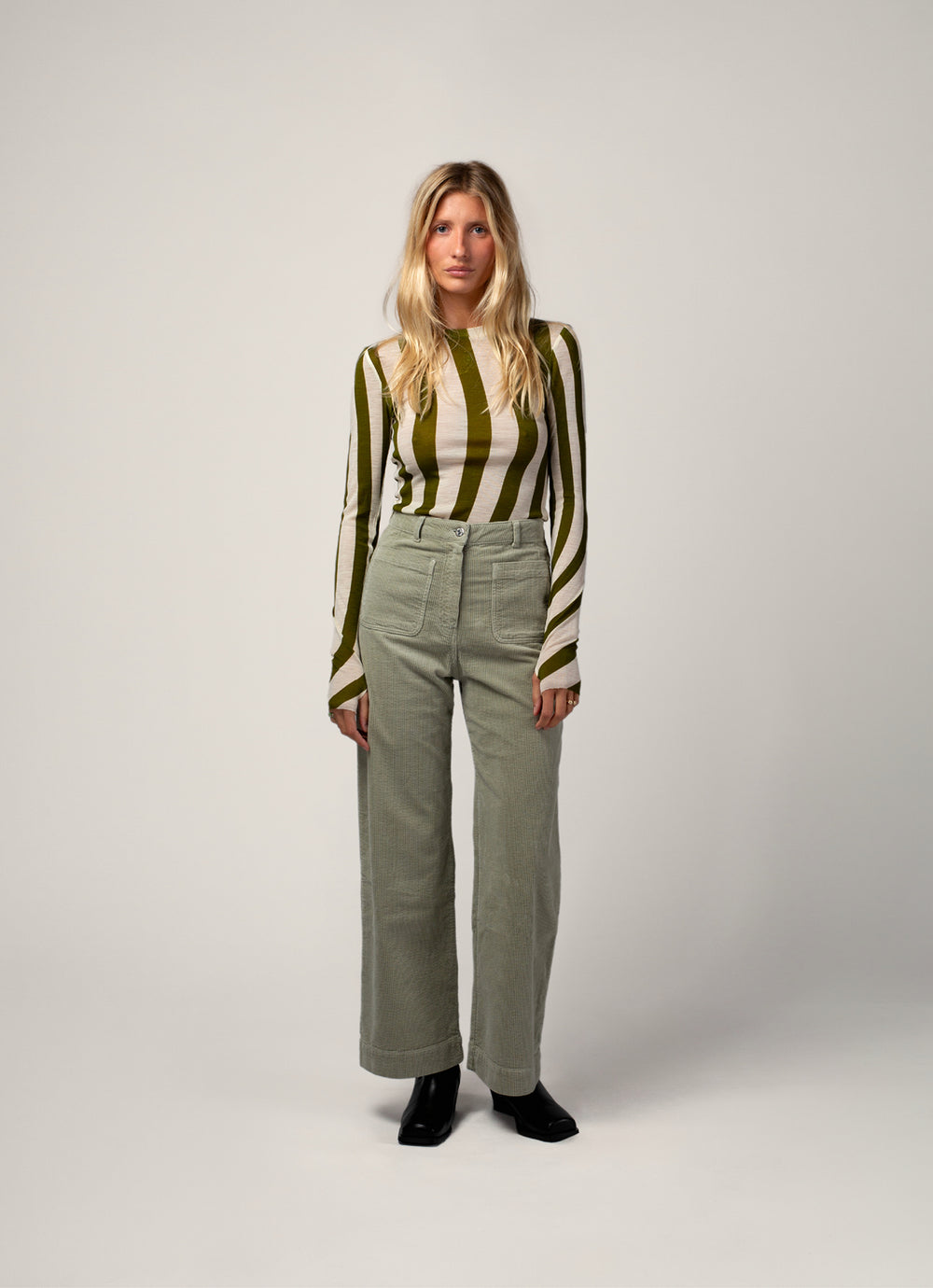 PANTALON JANE SAUGE