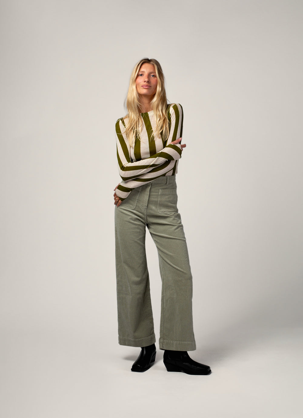 PANTALON JANE SAUGE