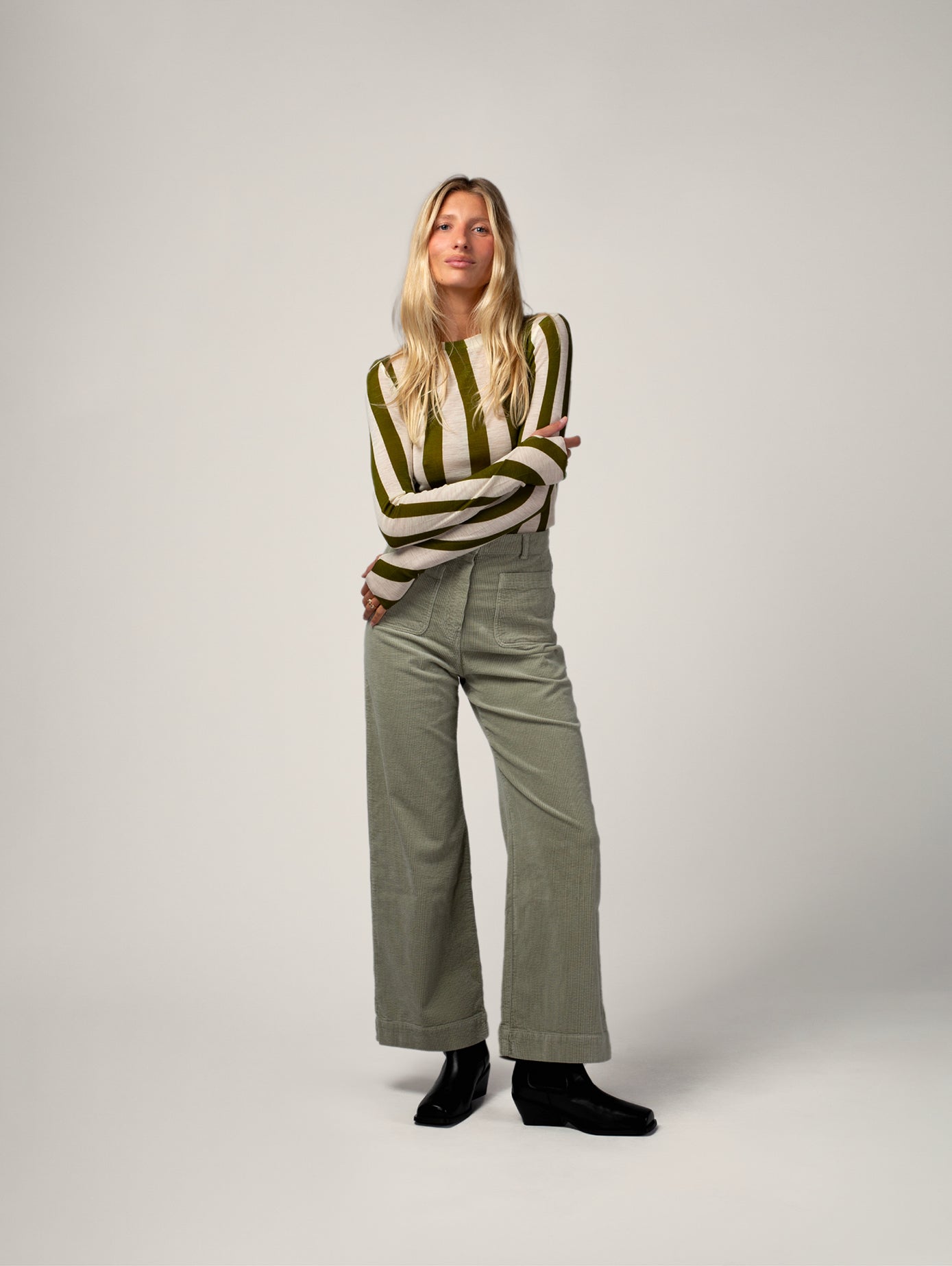 PANTALON JANE SAUGE