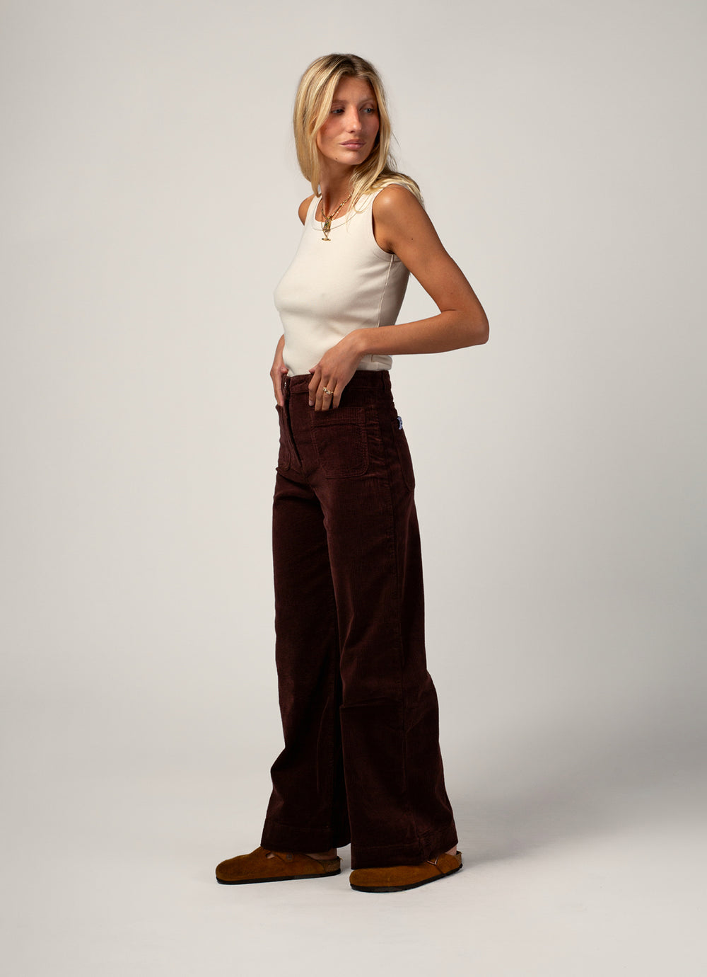 PANTALON JANE CHOCOLAT