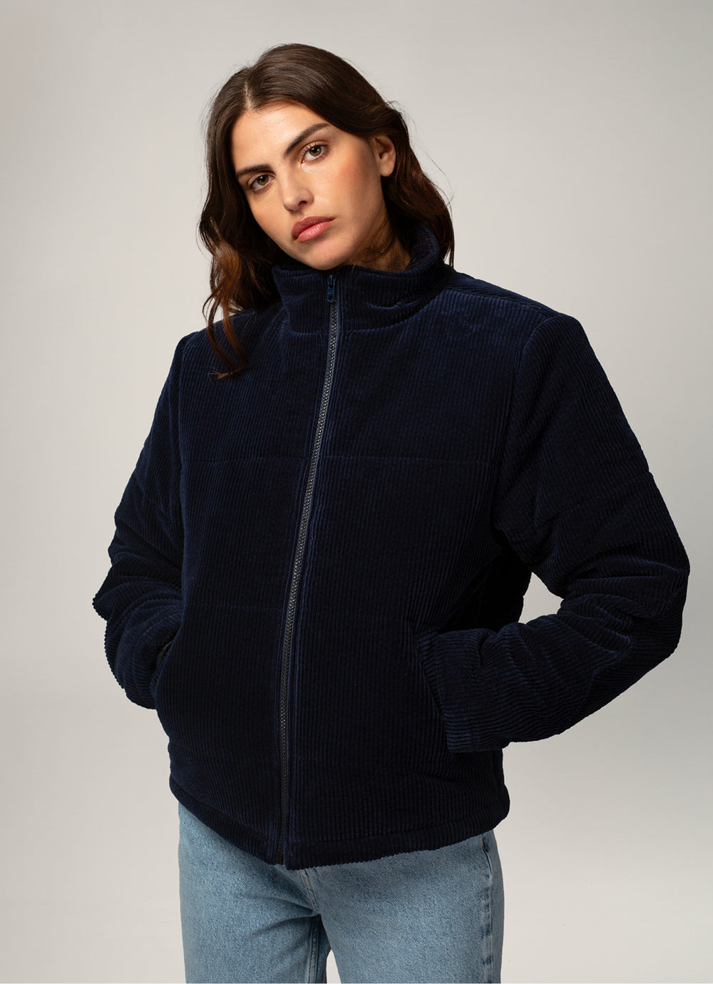 DOUDOUNE PUFFER FEMME NAVY