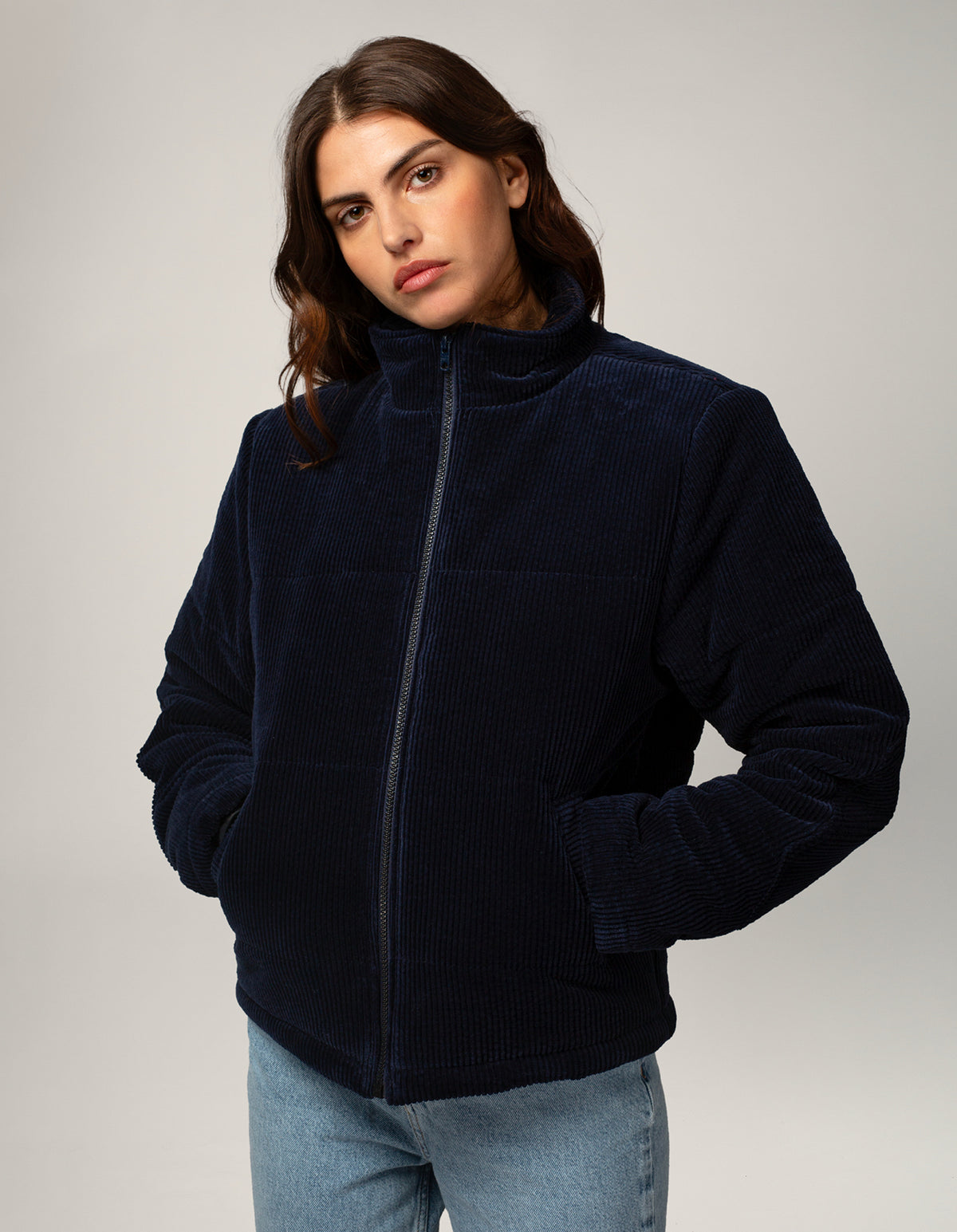 DOUDOUNE PUFFER FEMME NAVY