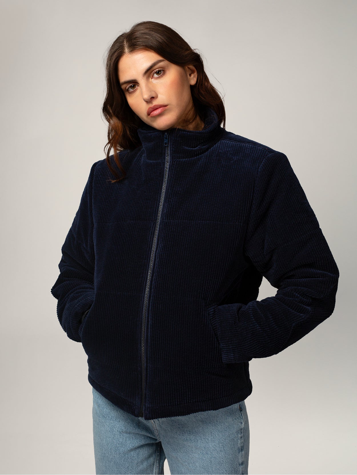 DOUDOUNE PUFFER FEMME NAVY