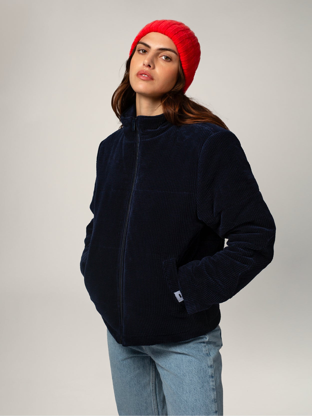 DOUDOUNE PUFFER FEMME NAVY