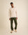 PANTALON DROIT HOMME VERT OLIVE