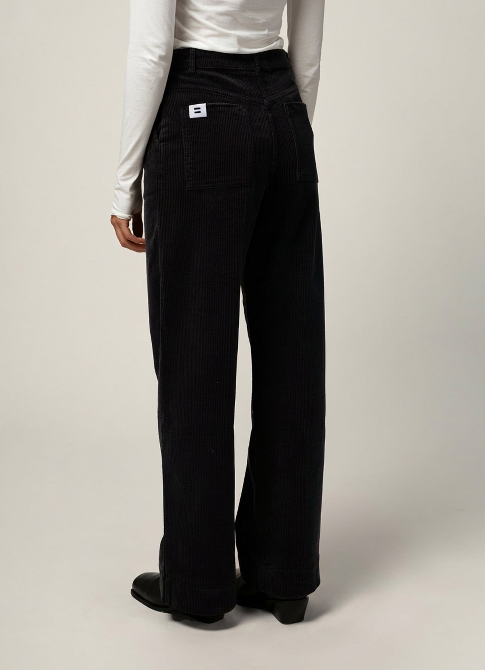 PANTALON PINCE FEMME NOIR