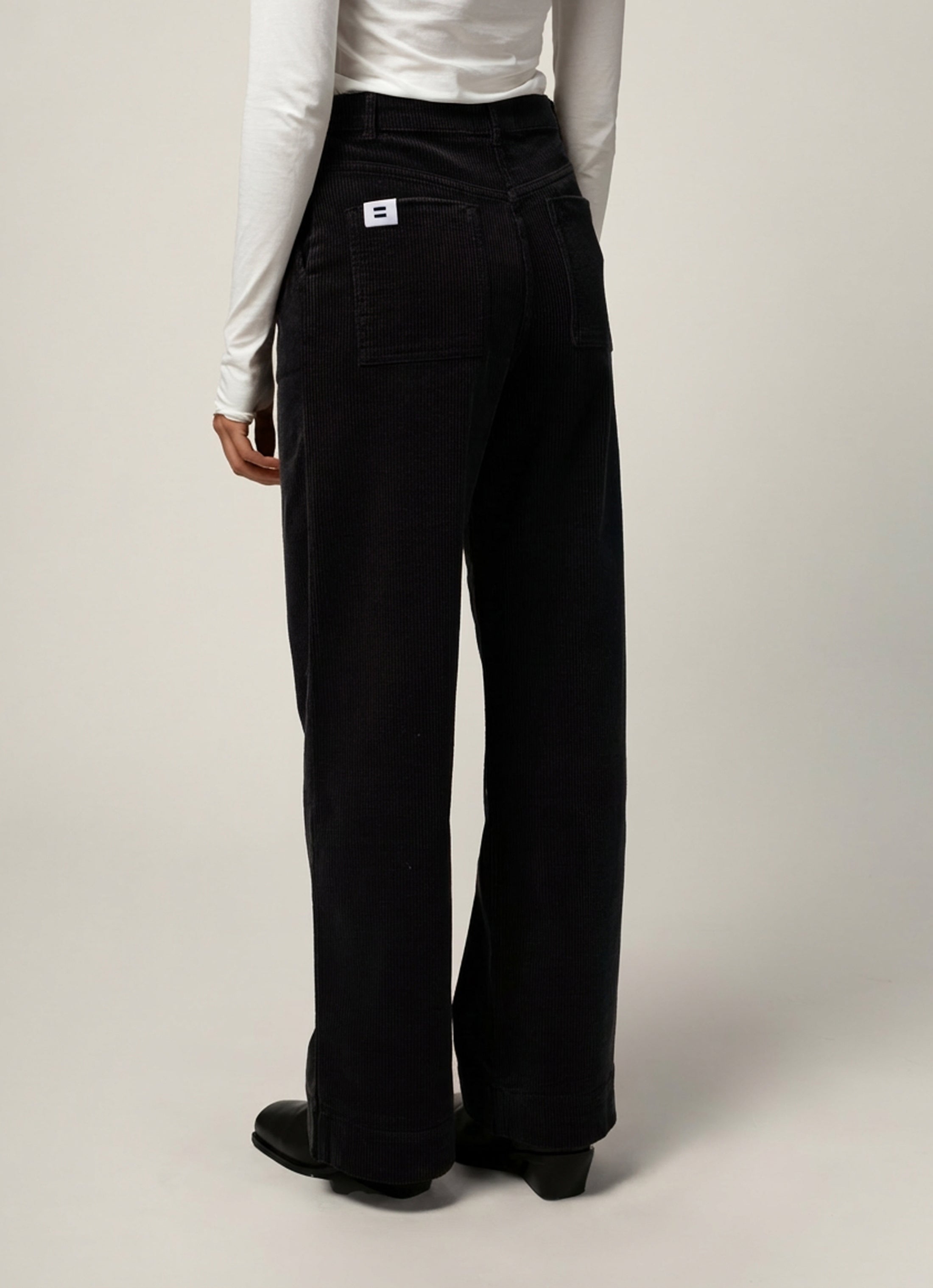PANTALON PINCE FEMME NOIR