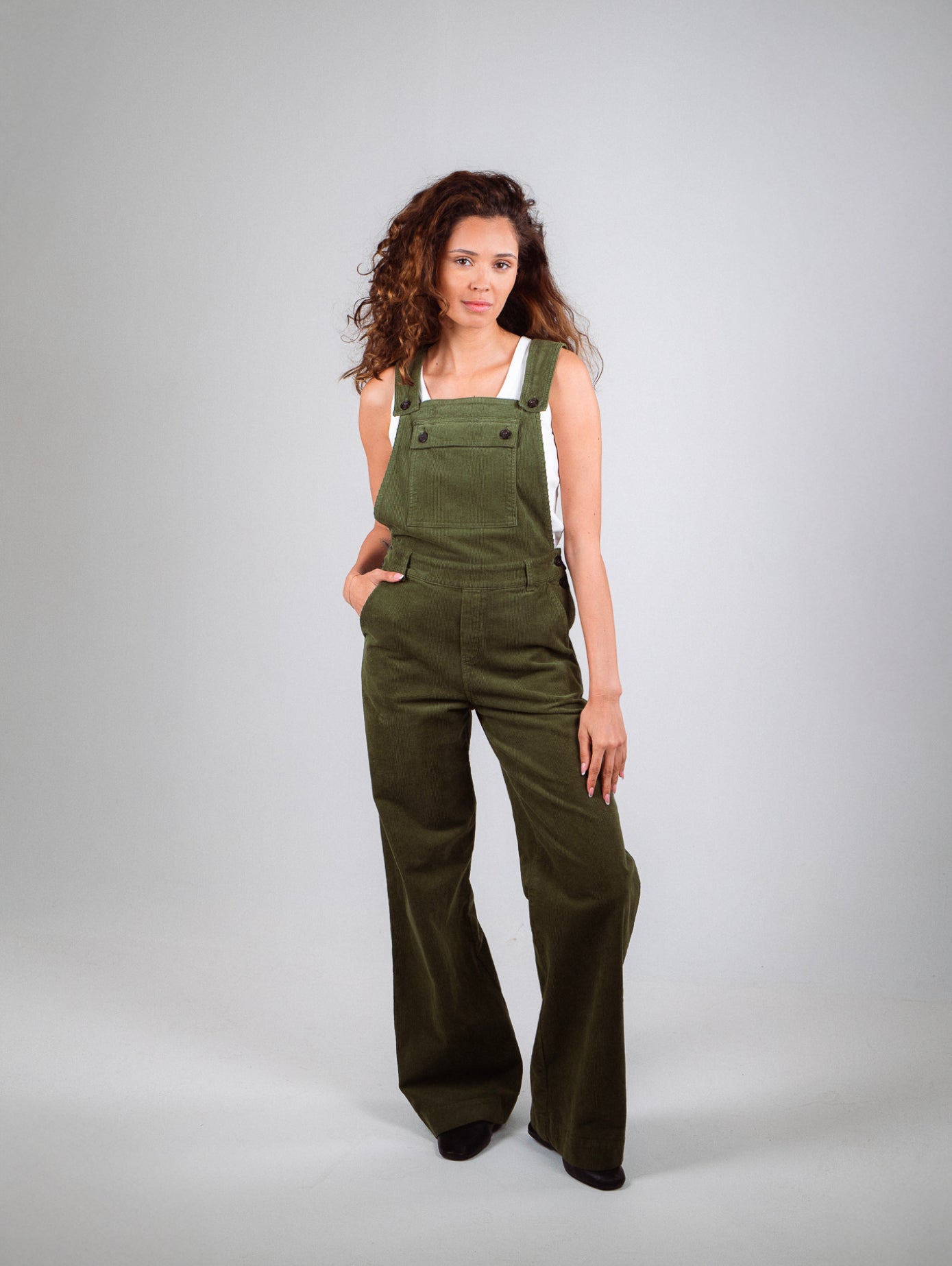 SALOPETTE LOOSE - KAKI 36