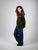 VESTE CÔTELÉ VERT OLIVE