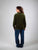 VESTE WORKER CÔTELÉ VERT OLIVE