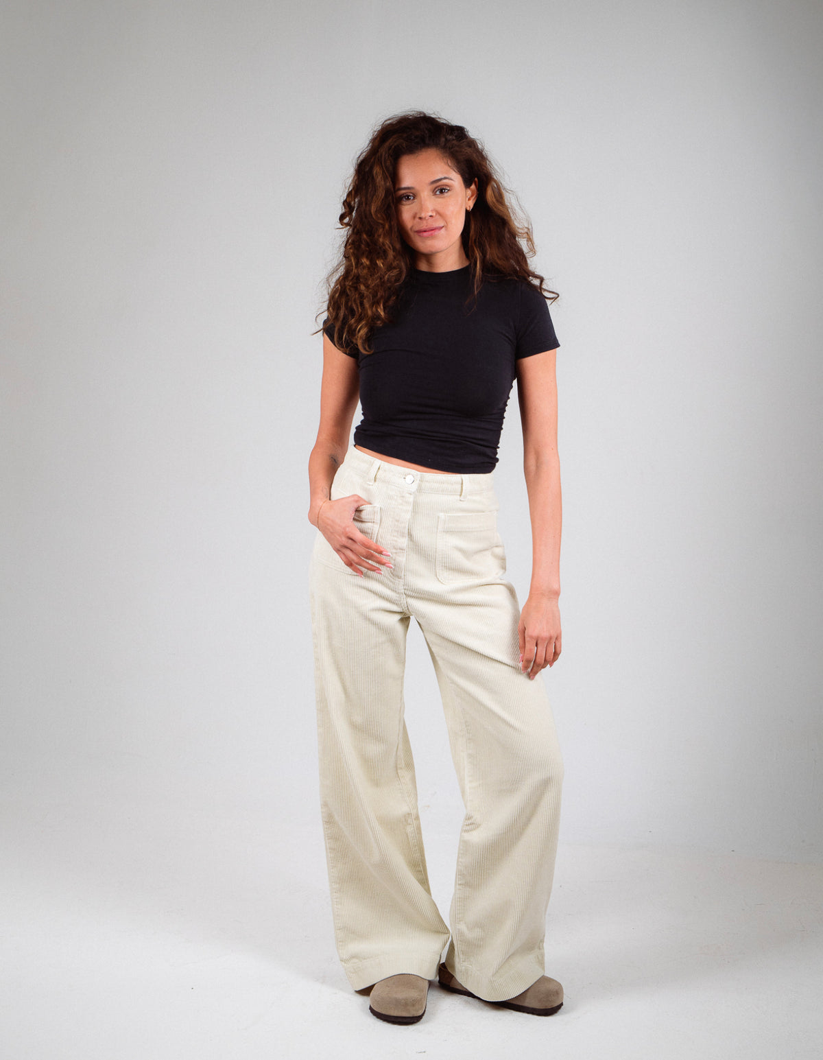 PANTALON JANE SILVER GREEN