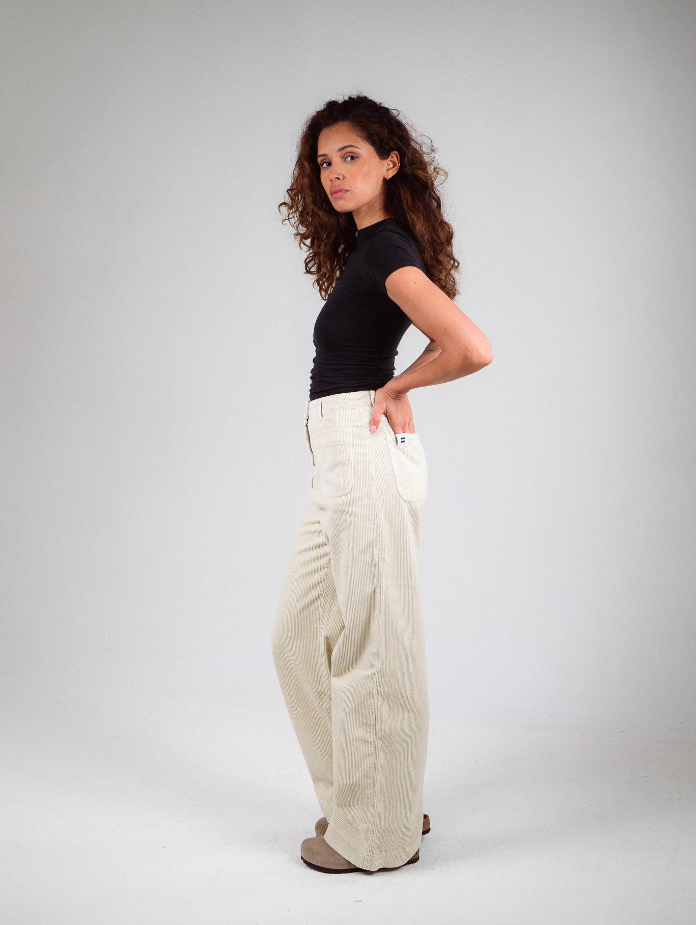 PANTALON JANE SILVER GREEN