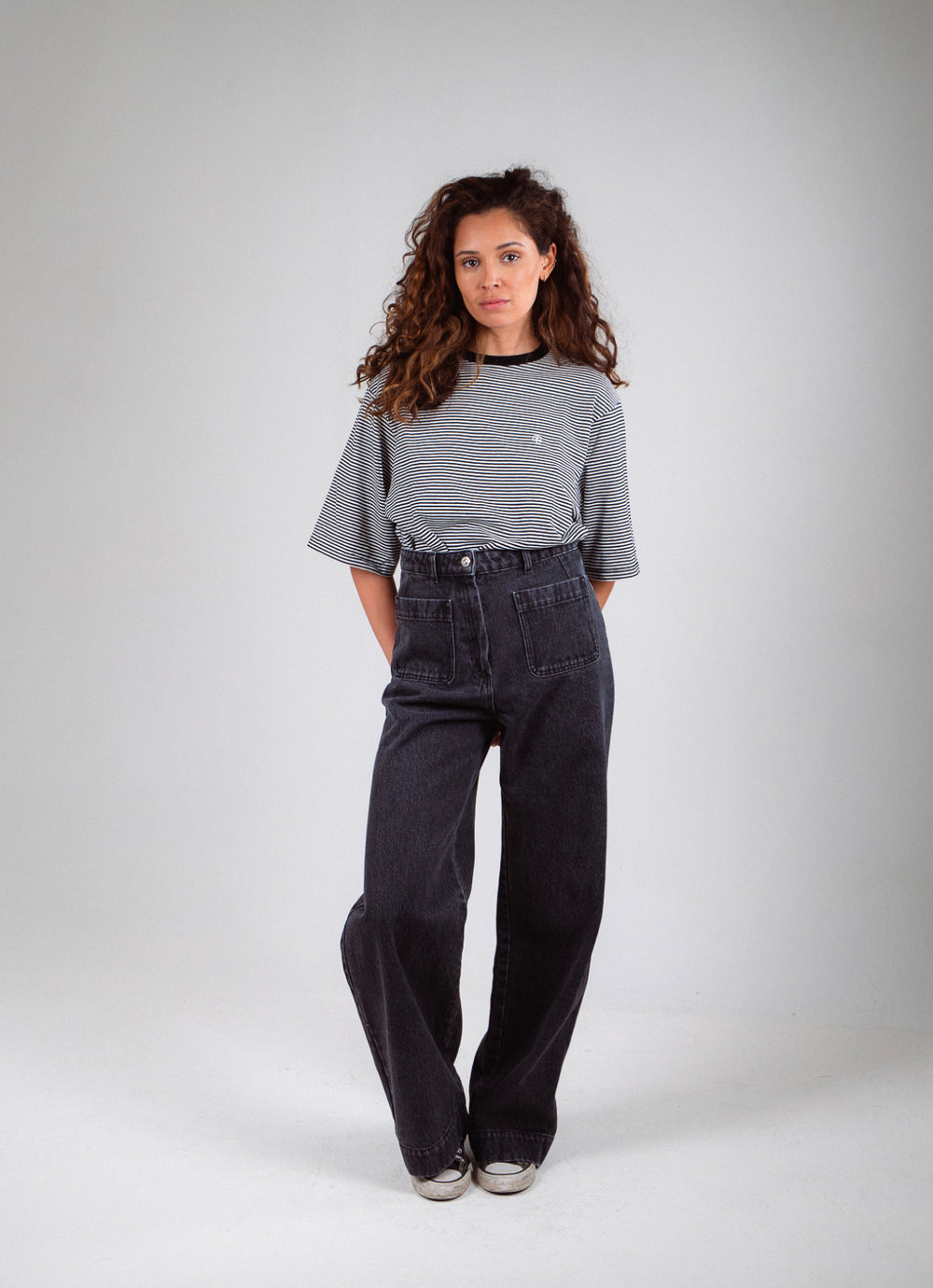 PANTALON JANE JEAN - ANTHRACITE