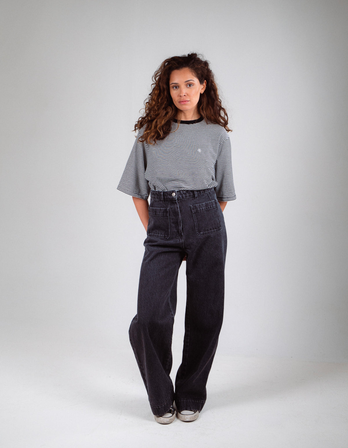PANTALON JANE JEAN - ANTHRACITE