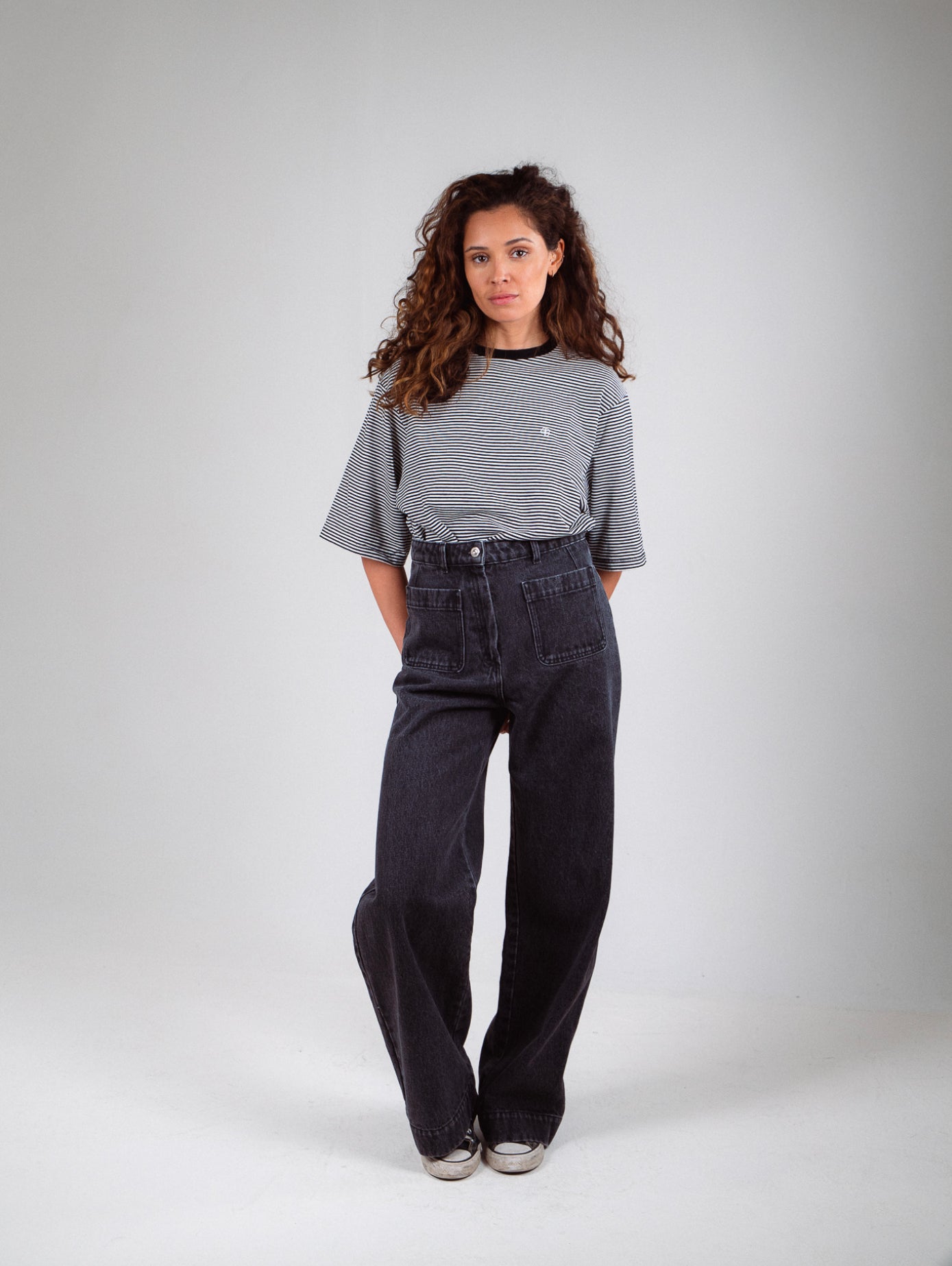 PANTALON JANE JEAN - ANTHRACITE