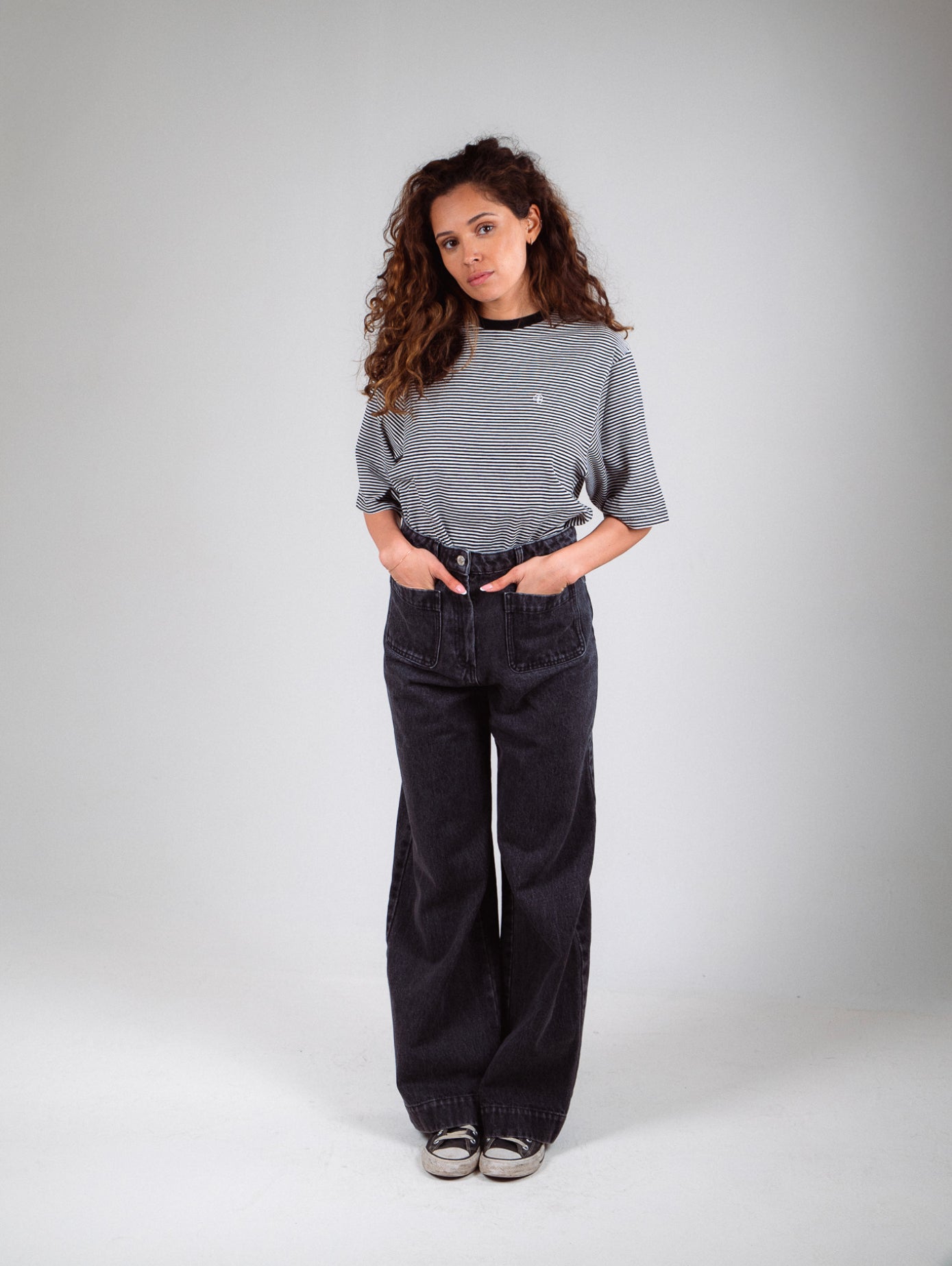 PANTALON JANE JEAN - ANTHRACITE