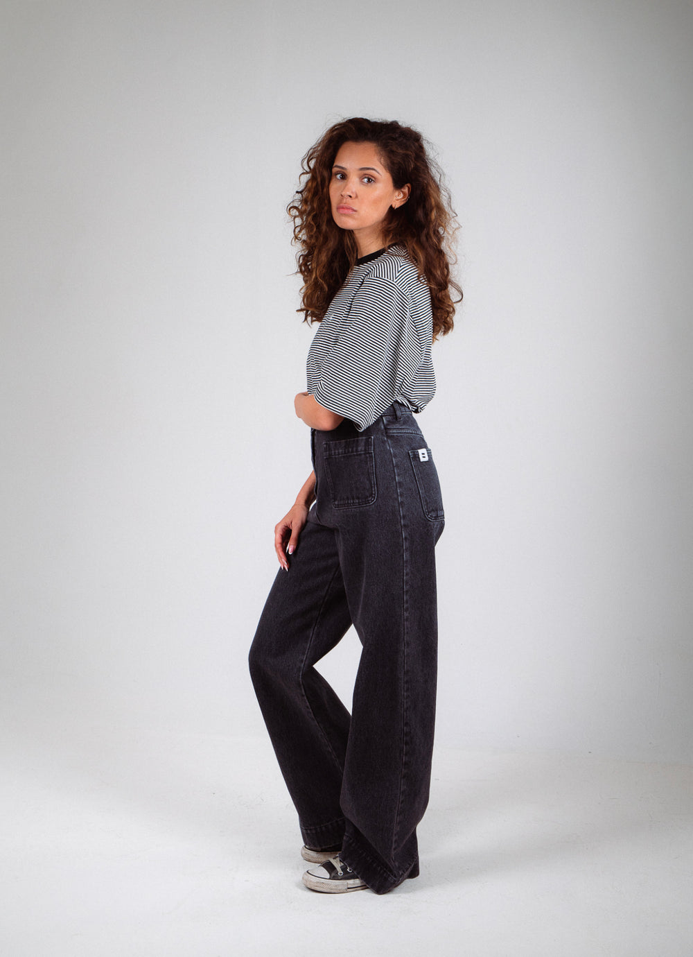 PANTALON JANE JEAN - ANTHRACITE