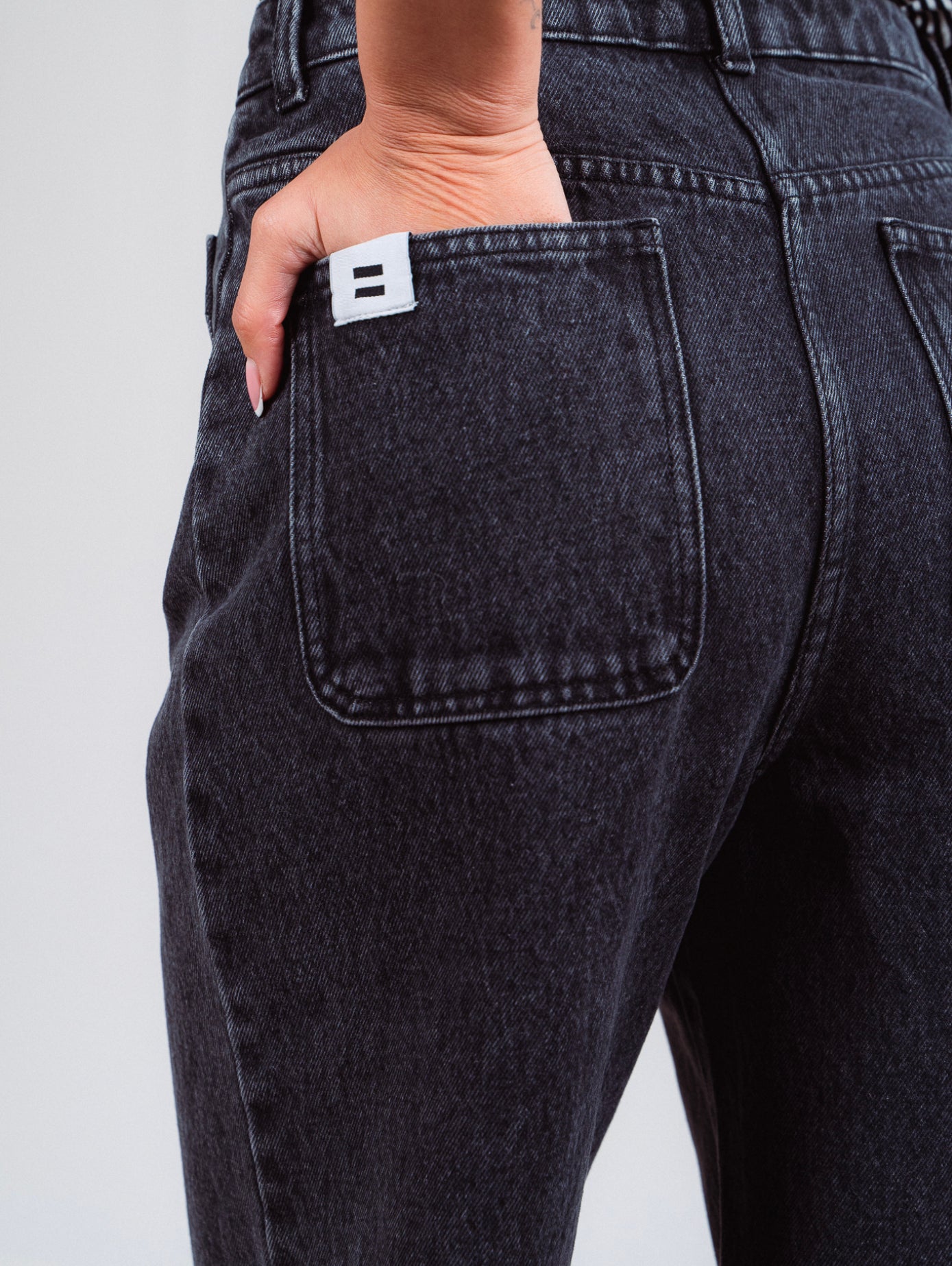 PANTALON JANE JEAN - ANTHRACITE