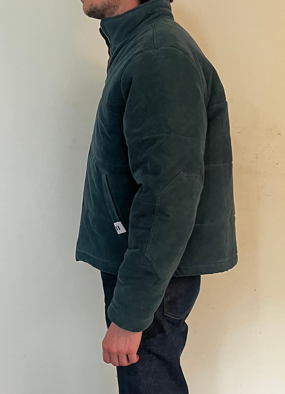 DOUDOUNE PUFFER HOMME PETROLE