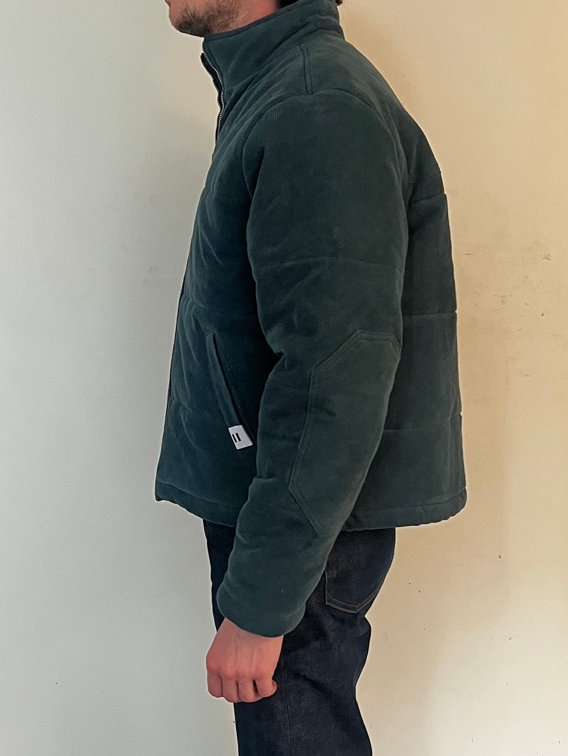 DOUDOUNE PUFFER HOMME PETROLE
