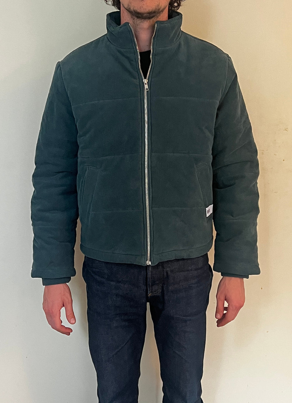 DOUDOUNE PUFFER HOMME PETROLE