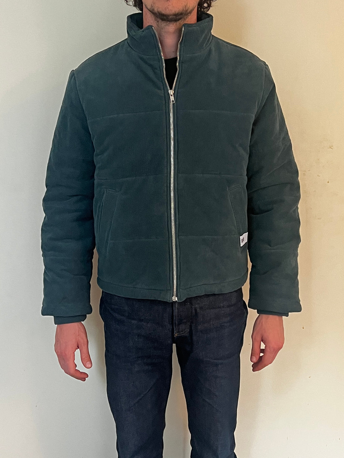 DOUDOUNE PUFFER HOMME PETROLE