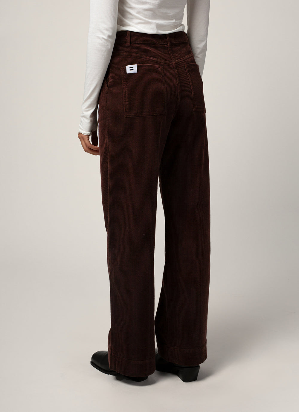 PANTALON PINCE FEMME CHOCOLAT