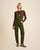 SALOPETTE MOM VERT OLIVE