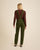 SALOPETTE MOM VERT OLIVE