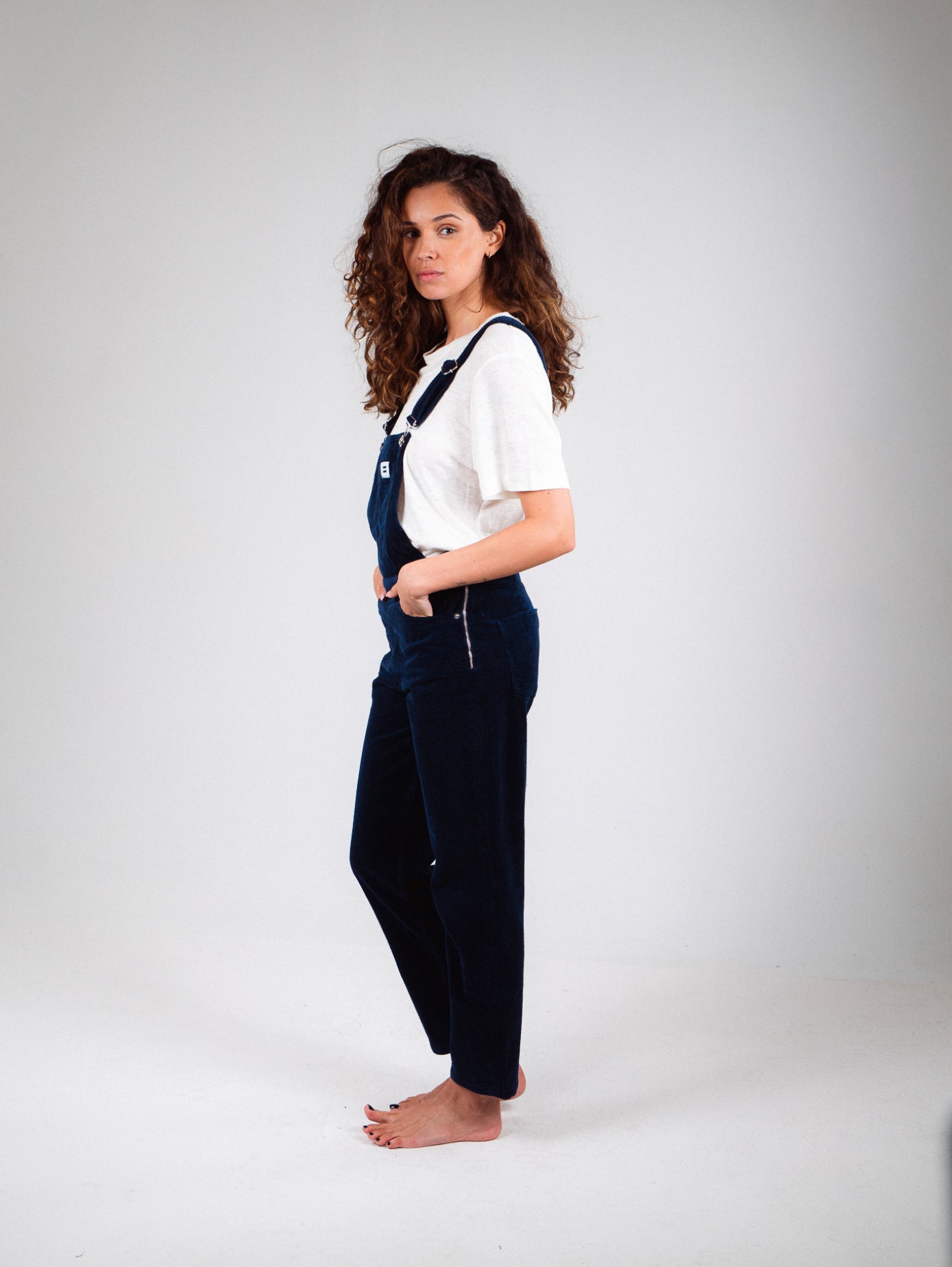 SALOPETTE MOM DENIM