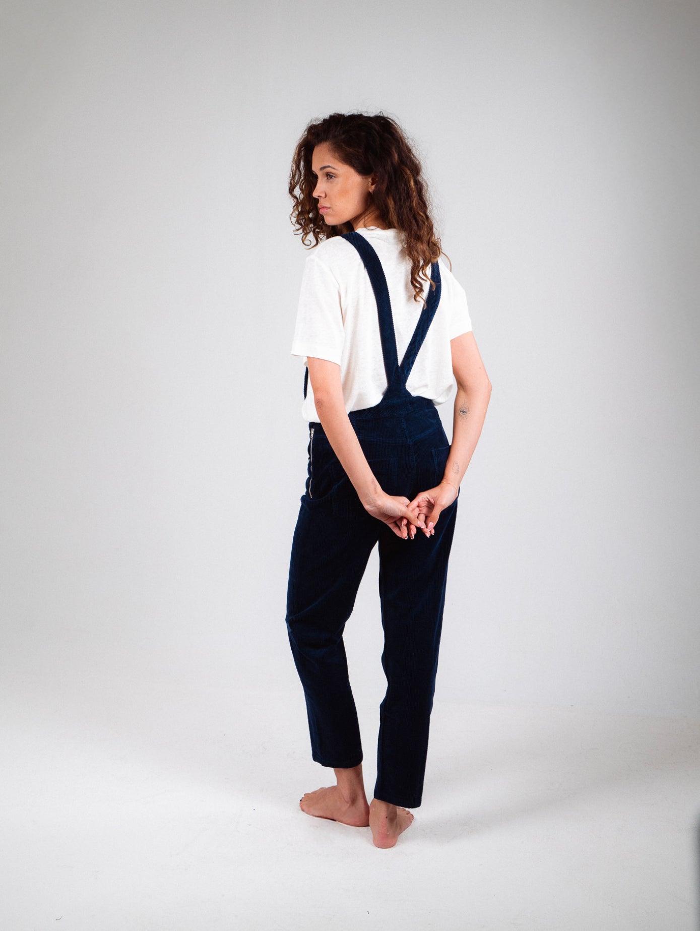 SALOPETTE MOM DENIM