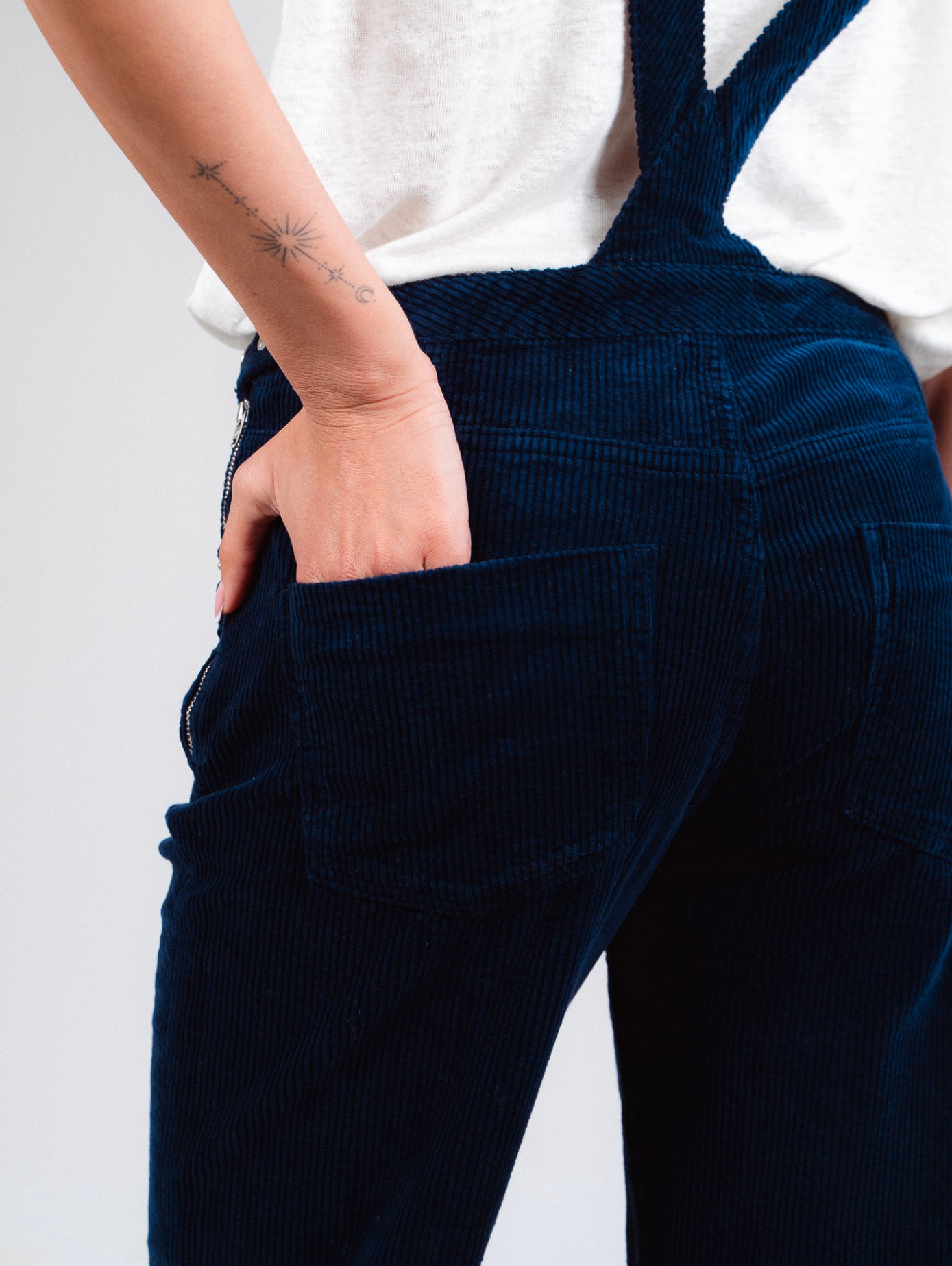 SALOPETTE MOM DENIM