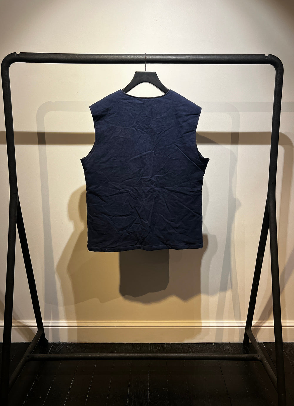 VESTE SANS MANCHE NAVY BORDS NAVY - TAILLE M