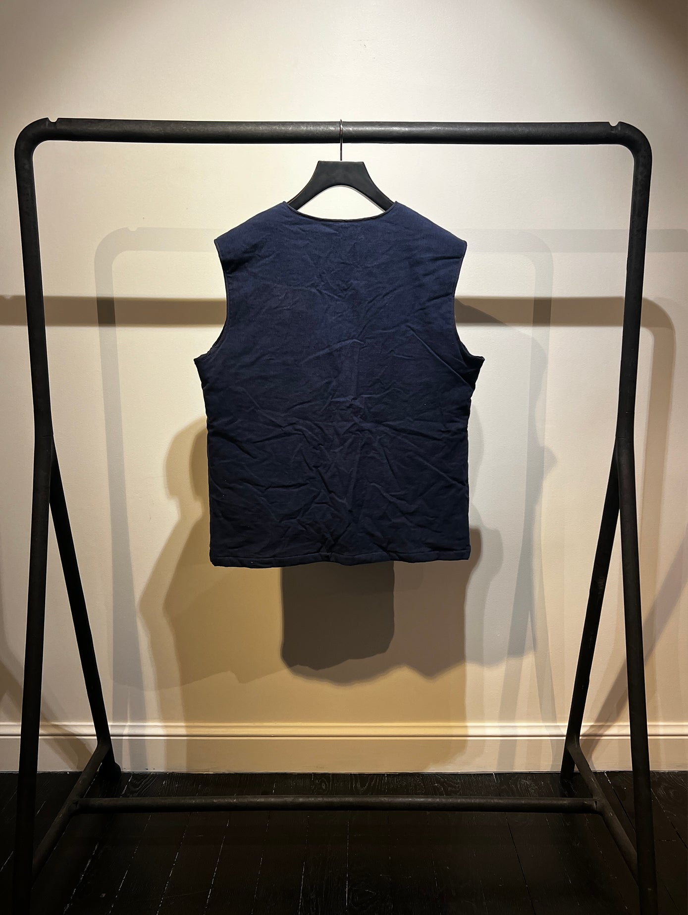 VESTE SANS MANCHE NAVY BORDS NAVY - TAILLE M